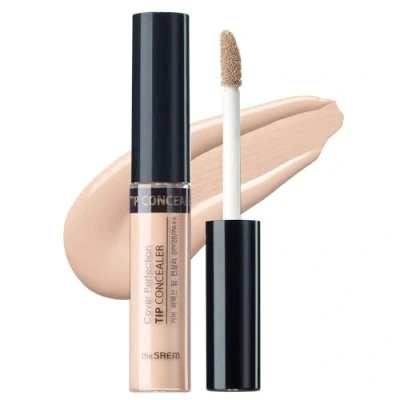Abbildung von The Saem Cover Perfection Tip Concealer SPF28 #1.5 Natural Beige 6.8g (0.23oz)