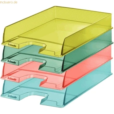 Abbildung von Esselte Briefkorb, A4, Farbig sortiert, Colour&#039;Ice, 626276