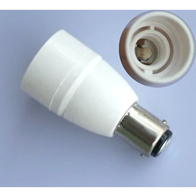 Abbildung von ShuoHui 2x B15/BA15D Auf E14 Adapter Lampenfassungen Glühbirnen Konverter Lampenhalter