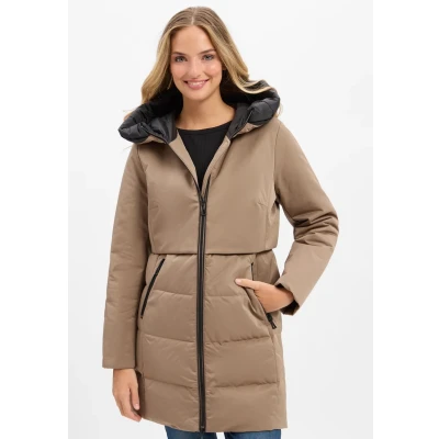 Abbildung von Amber &amp; June Winterjacke &quot;Amber Damen Wintermantel mit Kapuze&quot;, Kapuze