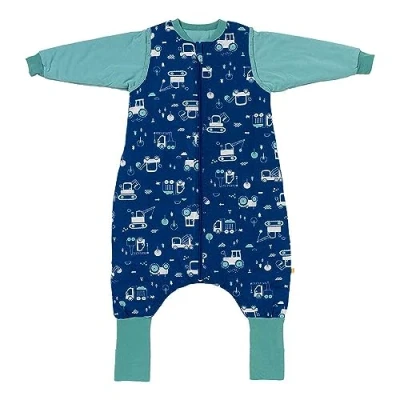 Abbildung von Schlummersack Kinderschlafsack, Schlafsack mit Füßen und umklappbaren Bündchen, 3.5 Tog OEKO TEX