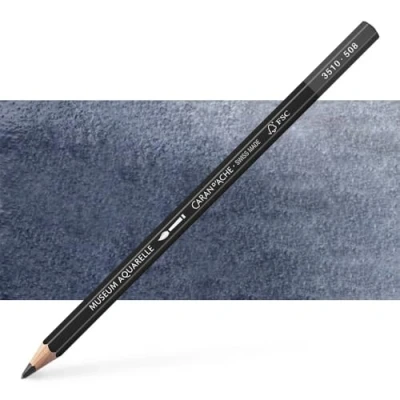 Abbildung von Caran d&#039;Ache Museum Aquarelle Bleistift 3510.508/ NR 508 PAYNES GREY/PAYNESGRAU FSC (1 Stück/ (Pack of 1)