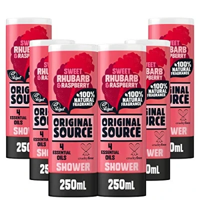 Abbildung von ORIGINAL Source Duschgel Rhabarber und Himbeere, 250 ml, 6 Stück