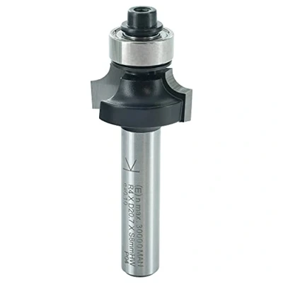 Abbildung von ENT 14284 Abrundfräser HW, Schaft (S) 8 mm, Durchmesser (D) 20,7 NL 9,5 R 4 SL 32 mit Kugellager