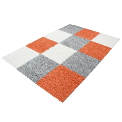 Abbildung von Teppium Teppich Kariert Design, Rechteckig, Höhe: 30 mm, Wohnzimmer Design Modern verschidene farben und größen