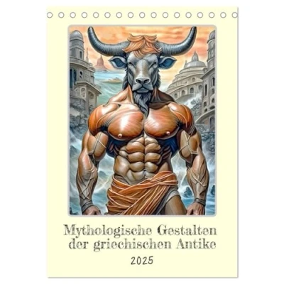 Abbildung von Mythologische Gestalten der griechischen Antike (Tischkalender 2025 DIN A5 hoch), CALVENDO Monatskalender
