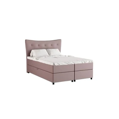 Abbildung von PANDA MÖBEL GmbH Boxspringbett Nevada mit bettkasten 140cm 160cm 180cm x 200 cm topper, H3 (Perfekt für erholsamen Schlaf), Komfortables Bettkasten, Matratze und Topper