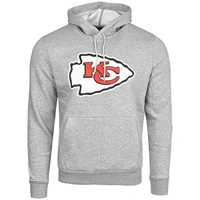Abbildung von New Era NFL Kansas CITY Chiefs Kapuzenpullover, Herren, Größe: XL, Grey