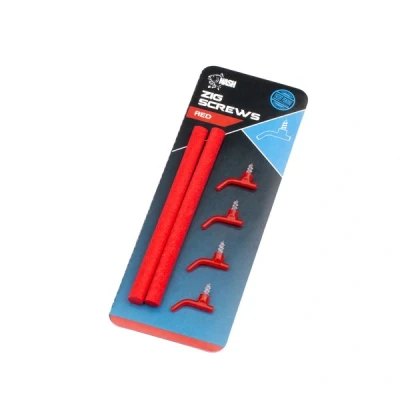 Abbildung von Nash Zig Screw Kit Small Red (4 Stück) Köderimitat