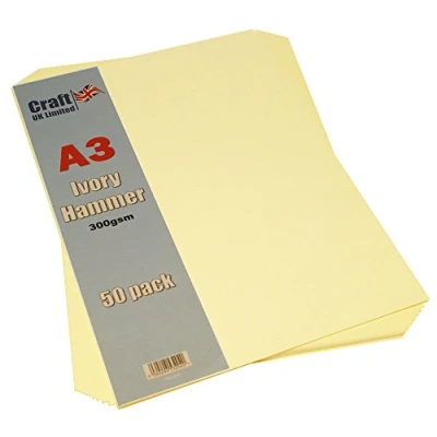 Abbildung von Craft UK 2026 Karton A3 300 g/m² 50 Blatt Elfenbein / gehämmert