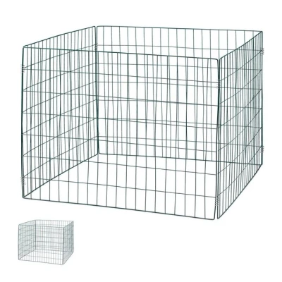 Abbildung von relaxdays Komposter Metall 2er Set grü, BxTxH: 90x90x70 cm, 560 l, (2er Set)