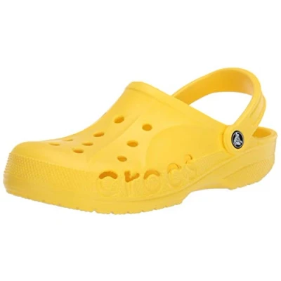 Abbildung von Crocs Baya Clogs Unisex für Erwachsene Wasserfreundlich und schnell trocknend Lemon Größe 36 37