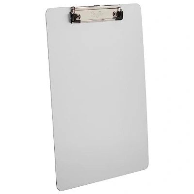 Abbildung von Läufer 21518 Klemmbrett, Aluminium, DIN A4, mit flacher, extrastarker Klemme