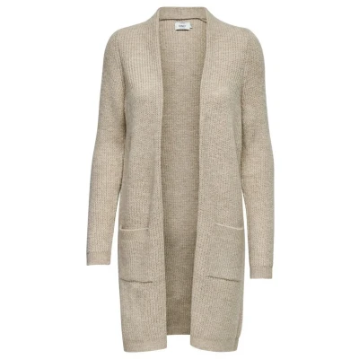 Abbildung von ONLY Onljade LS NOOS Strickjacke, Damen, Größe: XL, Whitecap gray