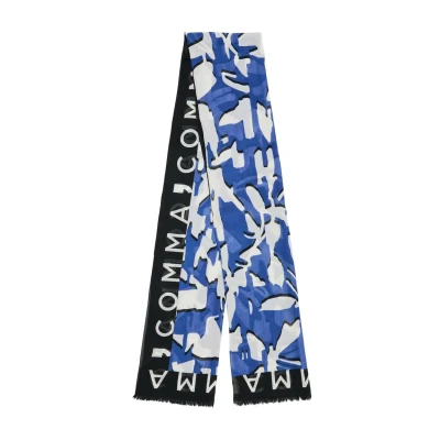 Abbildung von comma Schal, Damen, Größe: One Size, Royalblau
