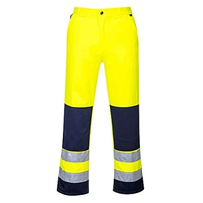 Abbildung von Portwest Warnschutzbundhose Sevilla, Größe: S, Farbe: Gelb/Marine, TX71YNRS