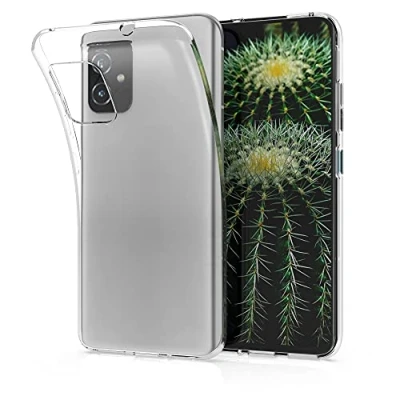 Abbildung von kwmobile Hülle kompatibel mit Asus Zenfone 8 Silikon Handyhülle Transparent Handy Case in
