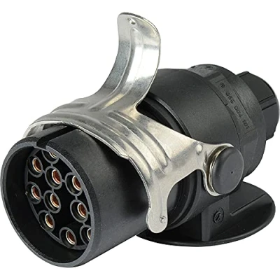 Abbildung von Herth+Buss 51305619 Stecker mit gedrehten Kontakten, Zugentlastung, Trompetenkappe