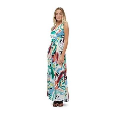 Abbildung von Desires Destiny Sleeveless Maxikleid, Damen, Größe: Large, P gardenia print