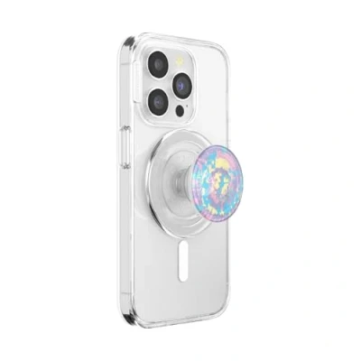 Abbildung von PopSockets: PopGrip Round für MagSafe Inklusive Adapterring Ausziehbarer Sockel und Griff mit einem Austauschbarem Top Smartphones Hüllen Marble Swirl