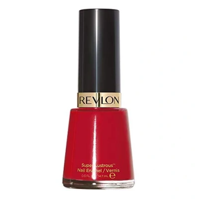 Abbildung von Revlon, Vixen Nagellack, strapazierfähig, splitterfrei, glänzendes Finish, Pflaume/Bordeaux, 570 Vixen, 15 ml