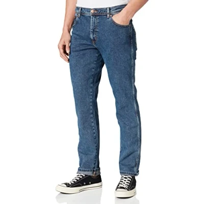Abbildung von Wrangler Texas Jeans Slim Fit, Herren, Größe: 42x34, Stonewash