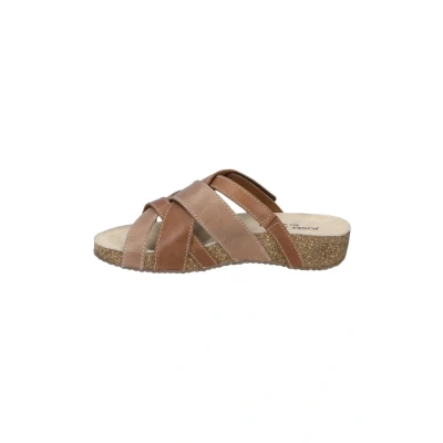 Abbildung von Josef Seibel Tonga 74 Pantolette flach, Damen, Größe: 39, Nuss/kombi Schuhe