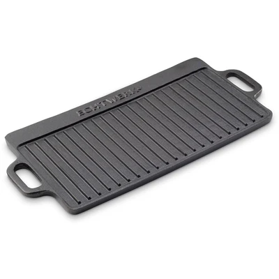 Abbildung von ECHTWERK Grillplatte &quot;Big&quot;, Grillpfanne aus Gusseisen, Emaille Beschichtung, 50,5 x 23 cm