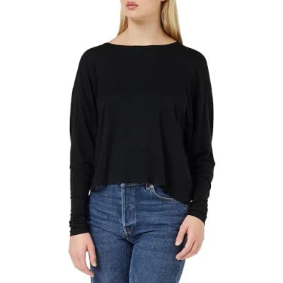 Abbildung von Desires Damen T Shirt mit Fledermausärmeln, 9000 Black, S