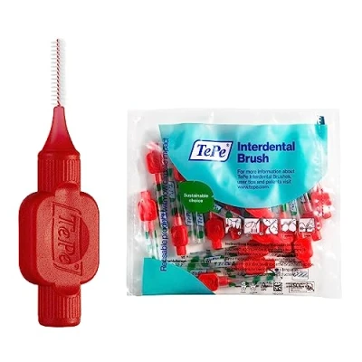 Abbildung von TePe Interdentalbürsten Original Zahnreinigungsstäbchen aus Schweden, Effiziente Zahnpflege, ISO Größe 2, 20 Stk.