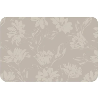 Abbildung von d c fix Tischset Rio Stella greige abwaschbare Unterlage für Küche &amp; Esstisch Platzset Platzdeckchen Teller Platzdecke Tisch Untersetzer Set 29 cm x 44 eckig