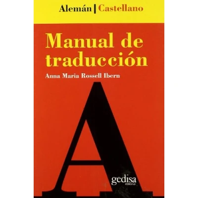 Abbildung von Manual De traducción alemán castellano: Aleman/Castellano (Teoria Y Practica La Traduccion)