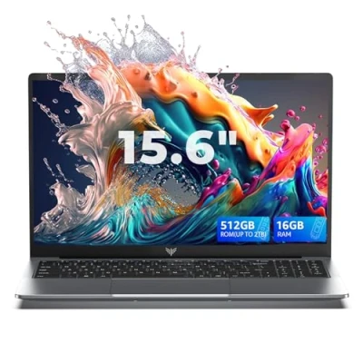 Abbildung von ACEMAGIC Laptop, Metallgehäuse,15,6 Zoll FHD,16 GB DDR4 512 SSD Notebook,In tel Quad Core N97(bis zu 3,60 GHz) schlägt N5095,Leichter Laptop 15 mit WiFi, BT5.0, USB 3.2x2