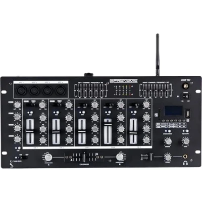 Abbildung von Pronomic DJ Controller DX 165REC MKII Mixer 5 Kanal Mischer mit USB/SD/Bluetooth Player, (Talkover Funktion), Cue Recording Funktion 4 Mikrofoneingänge