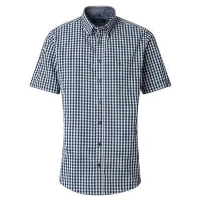 Abbildung von Casamoda Kurzarm Hemd blau, Herren, Größe: XXL, Blau