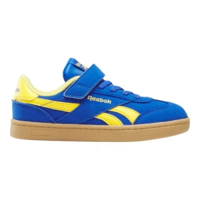 Abbildung von Reebok Classic Smash EDGE Unisex Sneaker low für Kinder, Größe: 31, Optimumblue/goldenhaze/rgum Schuhe