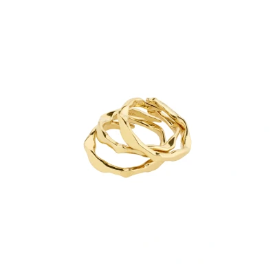 Abbildung von Pilgrim Wyatt Ring goldcolored, Größe: One Size, Gold colored