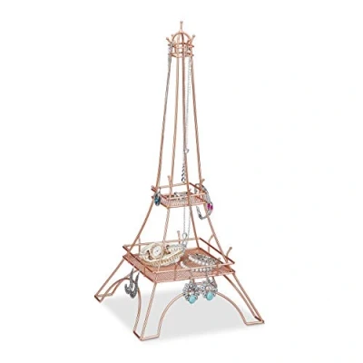 Abbildung von relaxdays Schmuckständer Eiffelturm, Gold