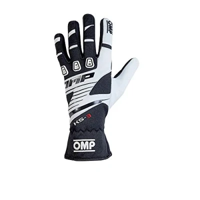 Abbildung von OMP OMPKK02743E076005 My2018 Ks 3 Handschuhe Schwarz/Weiß Size 5, schwarz / weiss