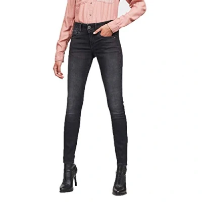 Abbildung von G STAR RAW Damen Lynn Mid Skinny Jeans, Grau (dusty grey D06746 B472 A799), 22W / 32L