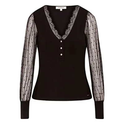 Abbildung von Morgan 222TEANA Bluse, Damen, Größe: 40, Noir