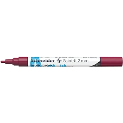 Abbildung von Schneider Acrylmarker Paint It 310 2mm burgundrot