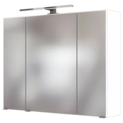 Abbildung von HELD MÖBEL Spiegelschrank &quot;Baabe&quot;, Breite 80 cm, mit 3D Effekt, dank 3 Spiegeltüren