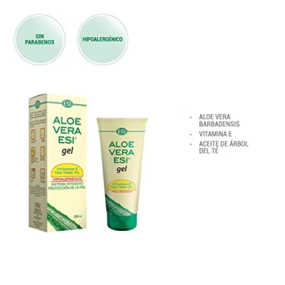 Abbildung von ESI Aloe Vera Gel con Vitamina e Tea Tree Pelle Secca Arrossata, 200ml (1er Pack)