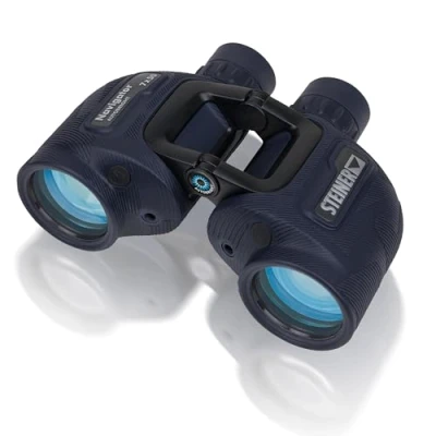 Abbildung von STEINER Marine Fernglas Navigator Autobright 7x50 Reduktion von Blendungen durch Wasser und Sonne, Deutsche Qualitätsoptik, 5m wasserdicht, gemacht für Wassersportler Hobbbysegler (ohne Kompass)