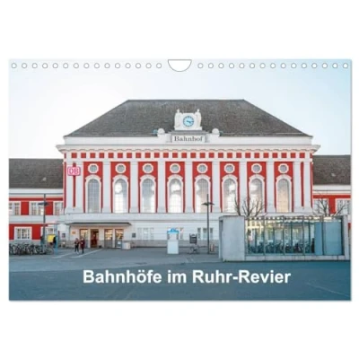 Abbildung von Bahnhöfe im Ruhr Revier (Wandkalender 2025 DIN A4 quer), CALVENDO Monatskalender