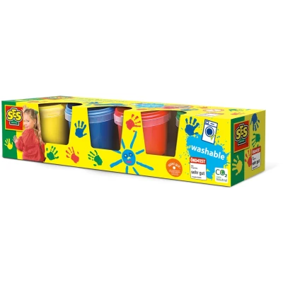 Abbildung von SES Creative Fingerfarbe 4 Farben