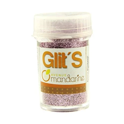 Abbildung von Avenue Mandarine 42507MD Glitter Glit&#039;s Flakon (14g, mit praktischem Streuaufsatz zur leichten Handhabung, ideal für Kinder) 1 Stück Rose
