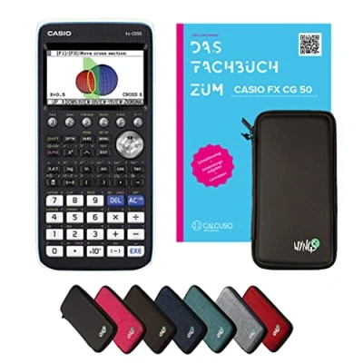 Abbildung von CALCUSO Standardpaket Schwarz mit Taschenrechner Casio FX CG 50