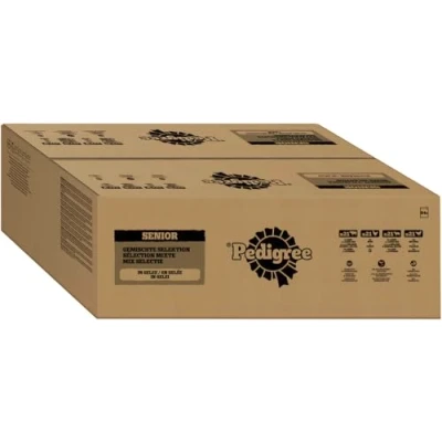 Abbildung von PEDIGREE DOGCARE Hundefutter Portionsbeutel Chunks in Gelee Senior 84 x 100g